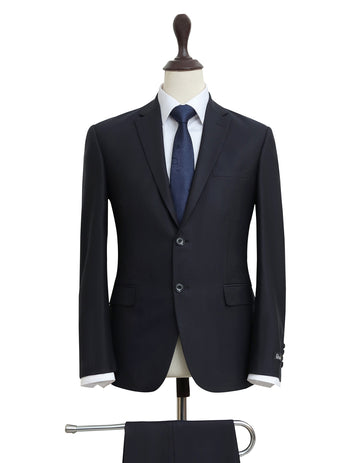 Navy 100% Wool Suit