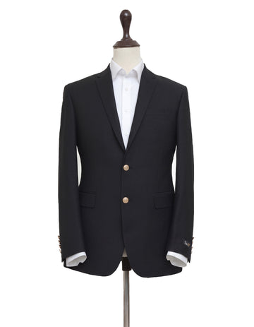 Classic Black Tropical Blazer