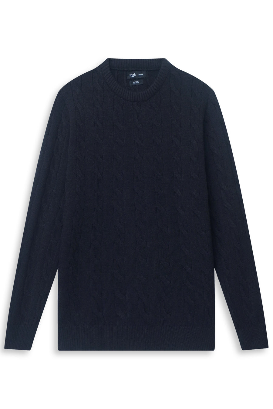 Classic Black Cable Knit Sweater