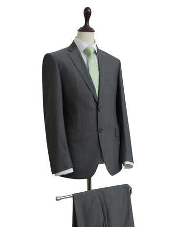 Pure Wool Grey Two Piece Suit