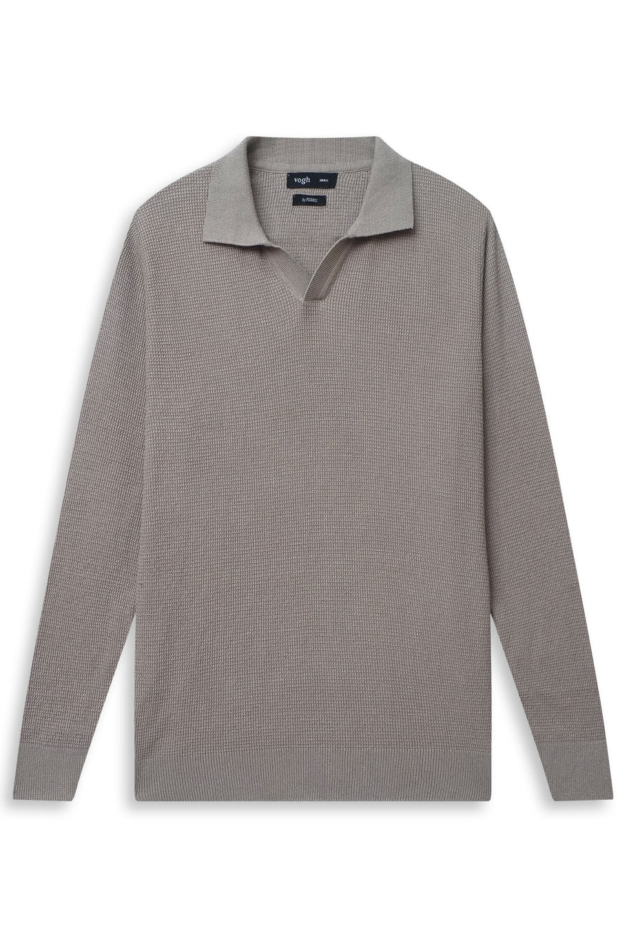 Stone Waffle Knit Sweater