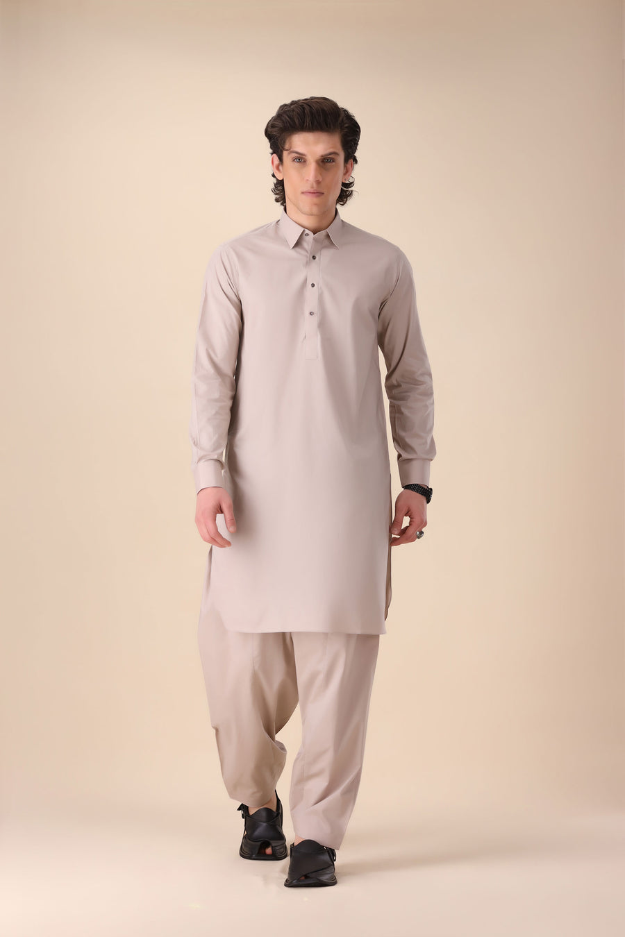 Classic Tea Pink Regular Fit Shalwar Kameez