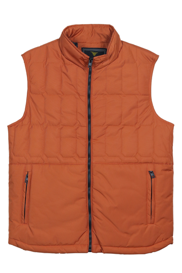 Sleeveless Jacket -Orange