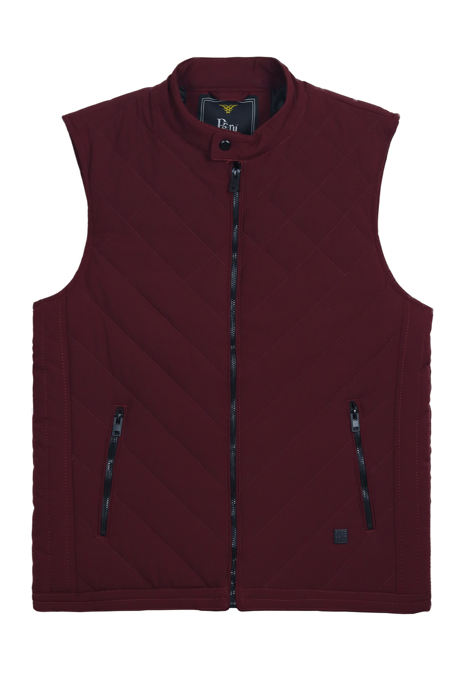 Sleeveless Jacket - Maroon