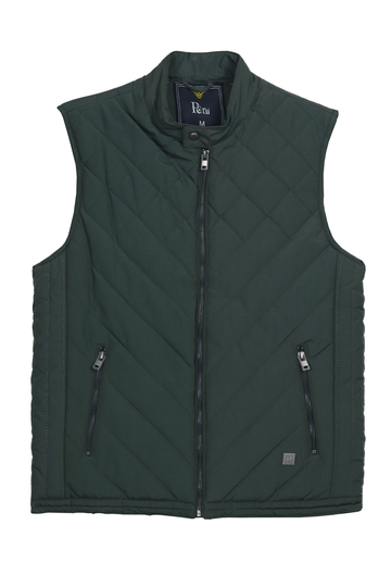 Sleeveless Jacket - Green