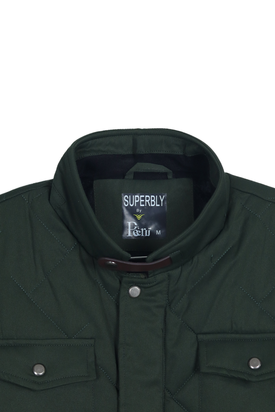 Green Quilted Puffer Jacket
