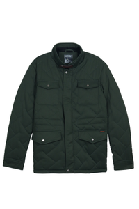 Green Quilted Puffer Jacket