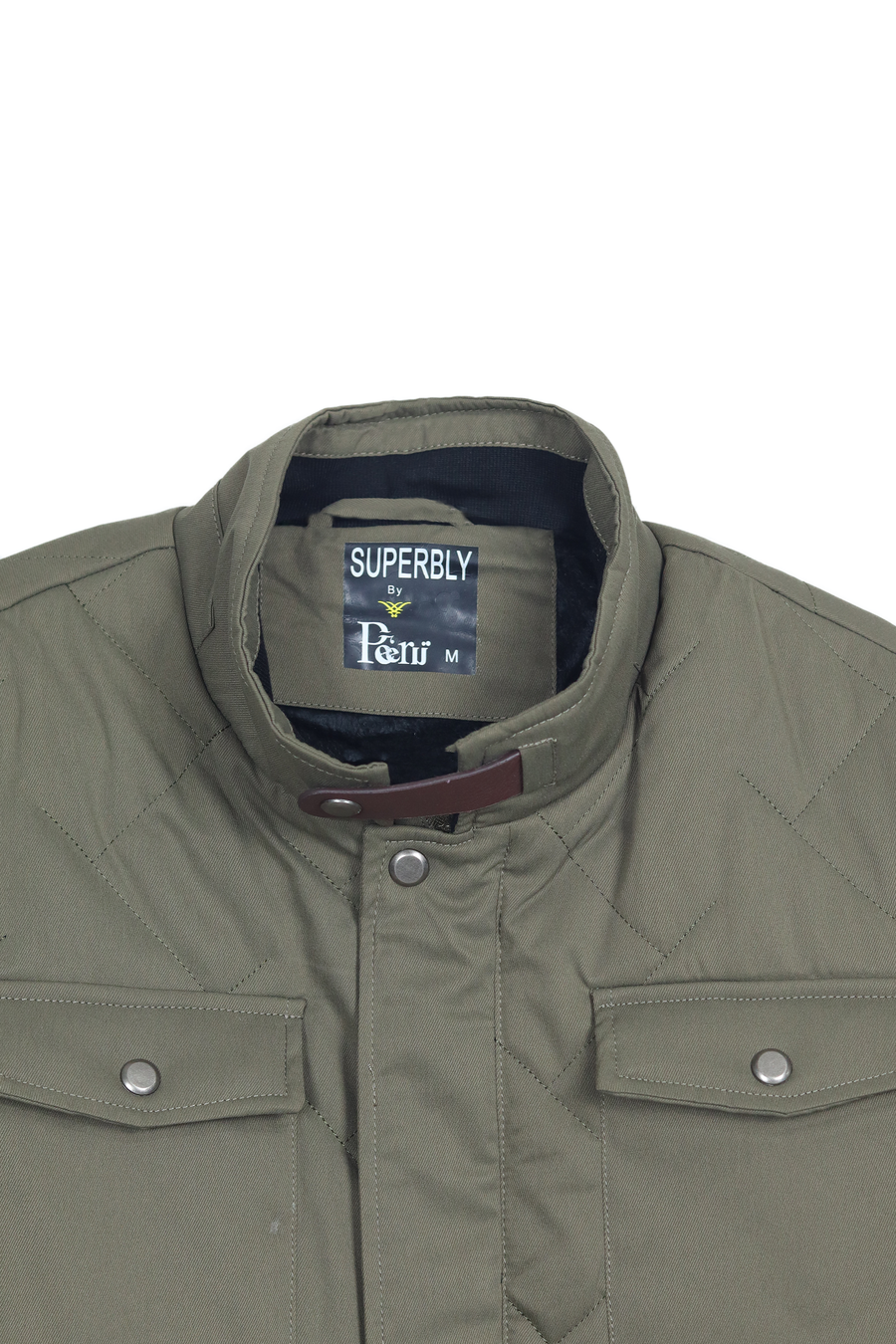 Light Brown Quilted Puffer Jacket