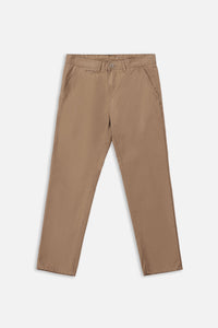 Brown Cotton Chino