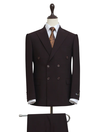 Burgundy Double Breast Suit