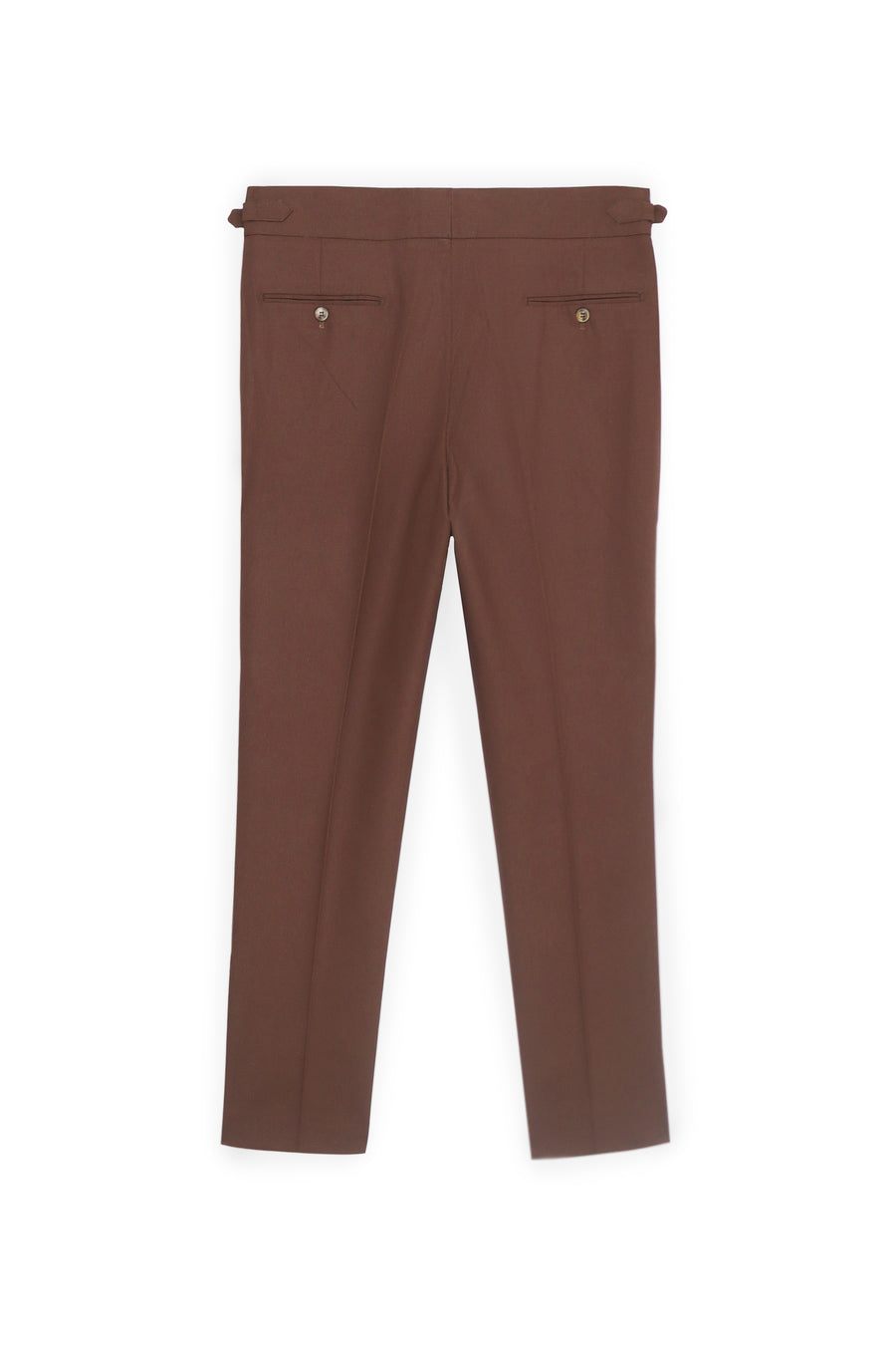 Linen Gurkha Trouser - Coffee