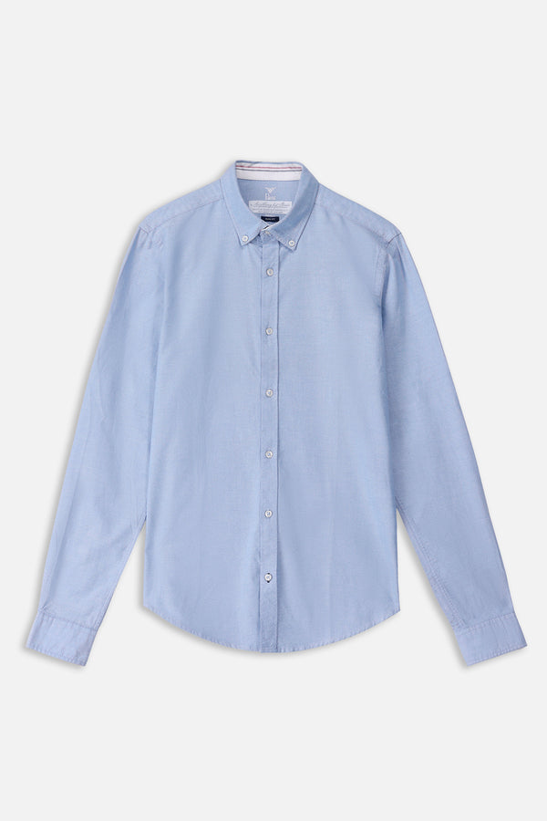 Blue Slim Fit Shirt