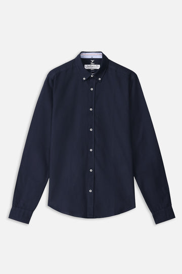 Classic Navy Button Down Shirt