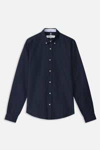 Classic Navy Button Down Shirt