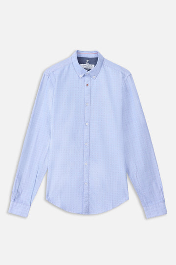 Blue Print Casual Shirt