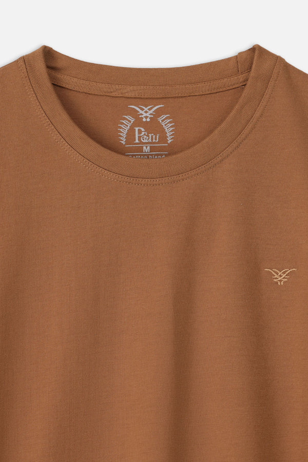 Essential Mustard Soft Cotton Tee