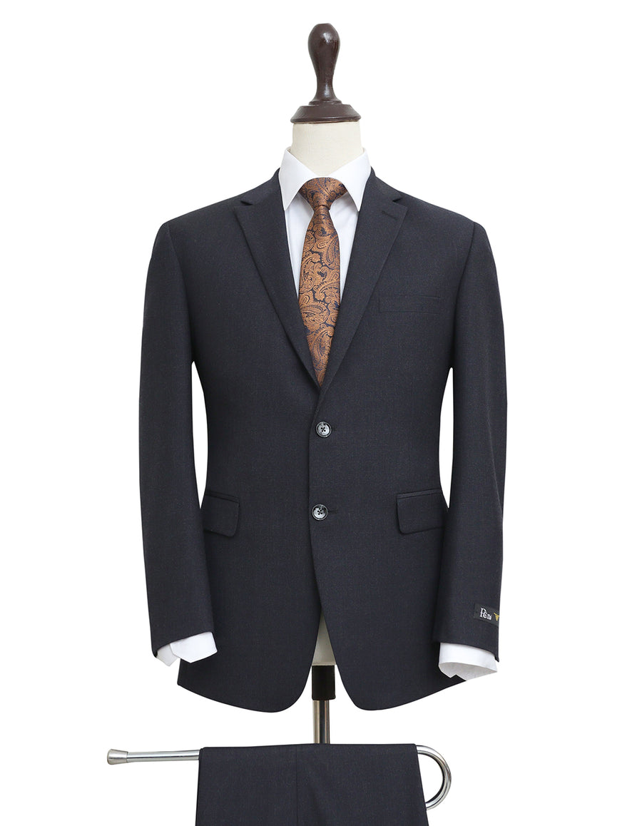 Classic Charcoal Pure Wool Suit