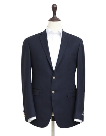 Classic Navy Pure Wool Blazer
