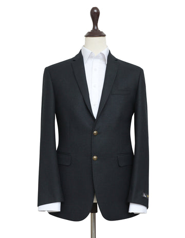 Classic Charcoal Wool Blazer