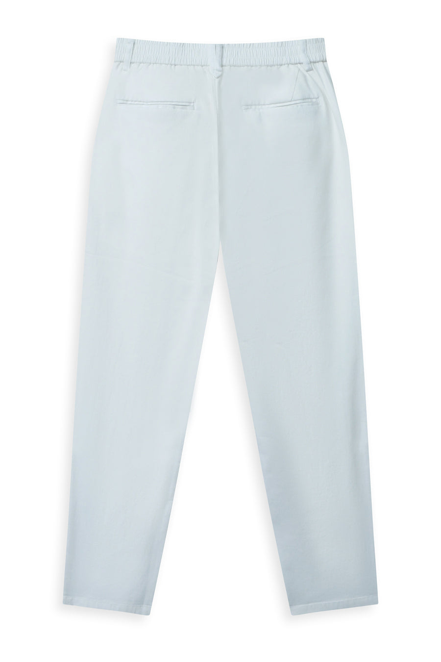 Cloud White Pleated Trousers
