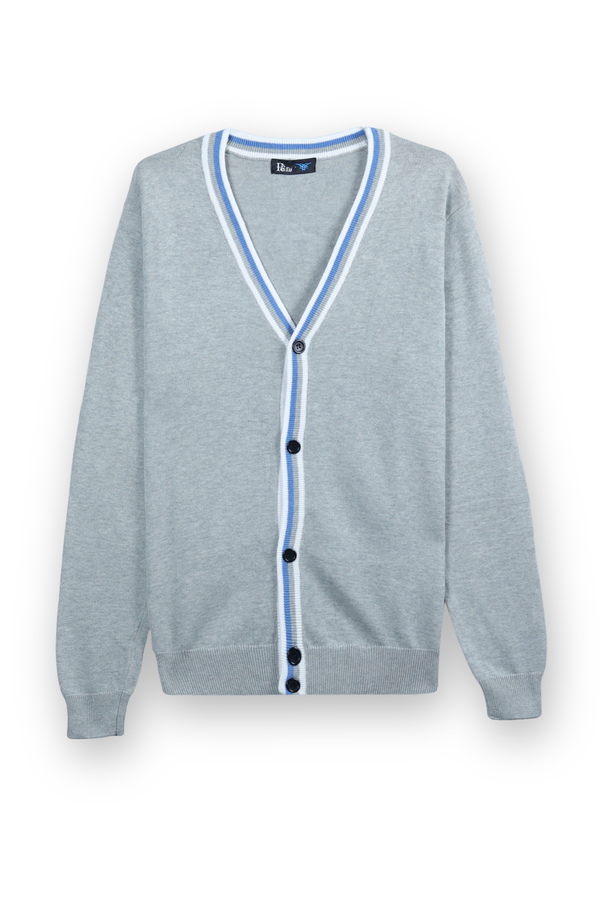 Light Grey Full Sleeve Cardigan