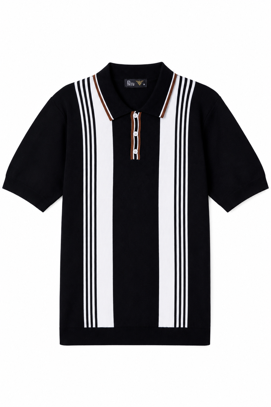 Knitted Polo - Black