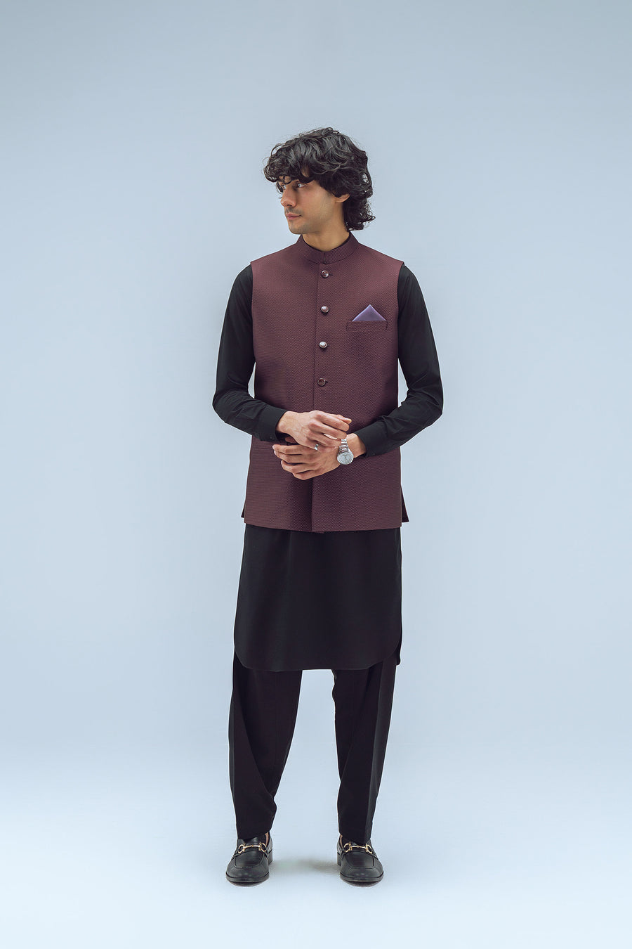 Classic Maroon Waistcoat