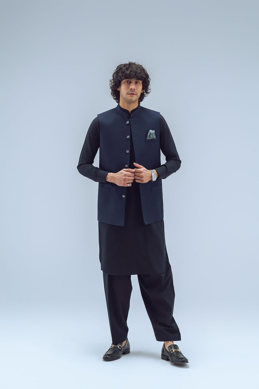Classic Navy Waistcoat