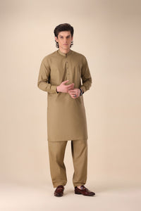 Classic Gold Regular Fit Shalwar Kameez