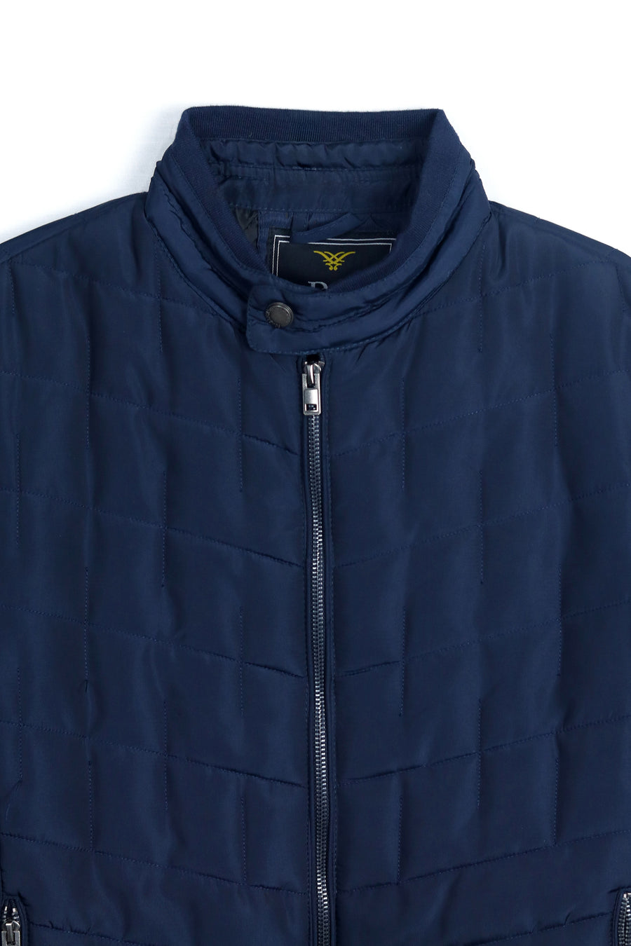 Navy Full Sleeve Puffer Jacket