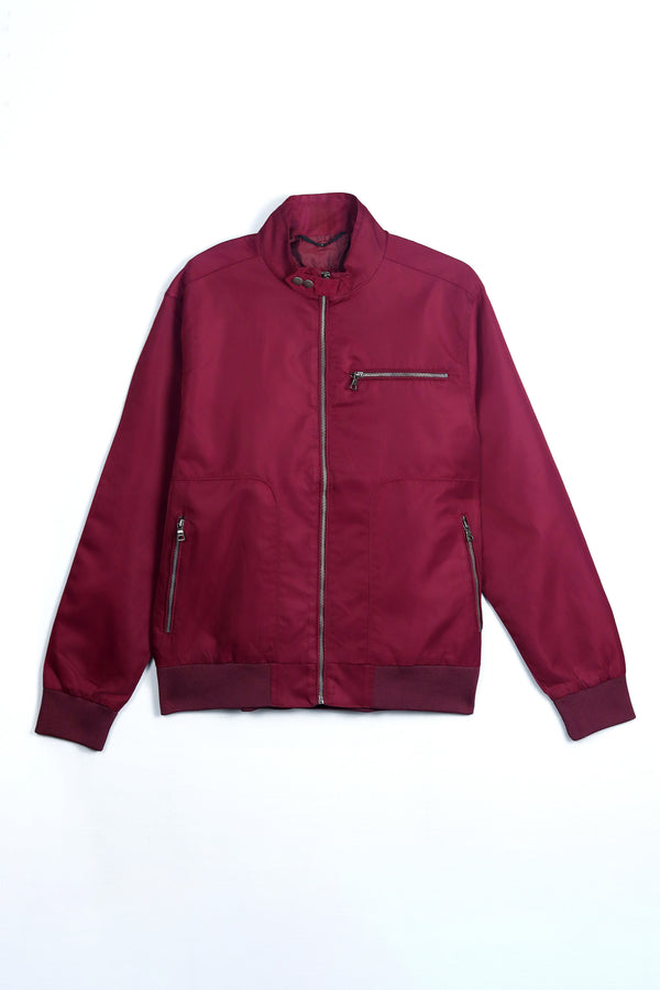 Maroon Full Zip Jacket