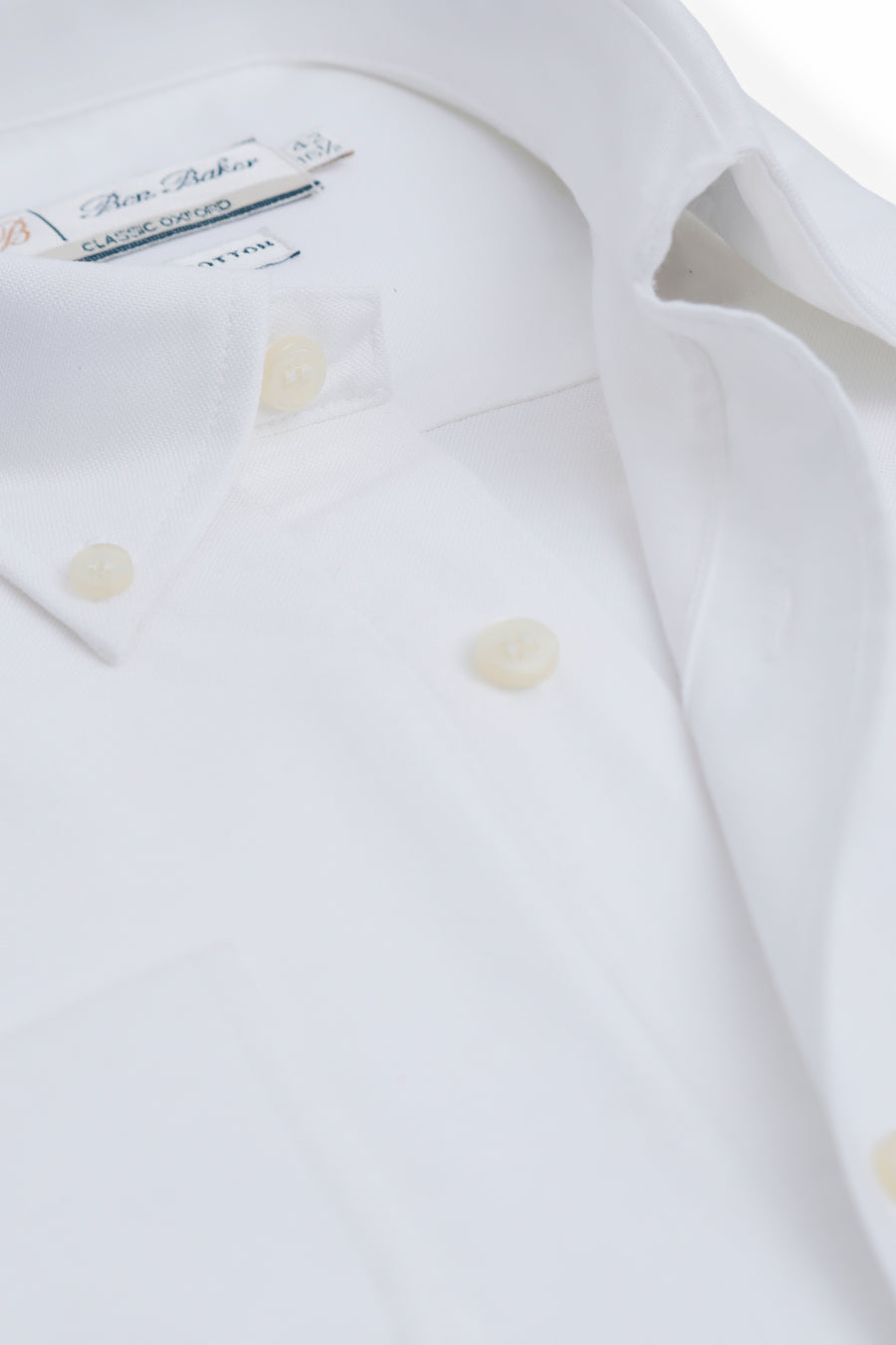 Pure Cotton Classic Oxford Button-Down Dress Shirt