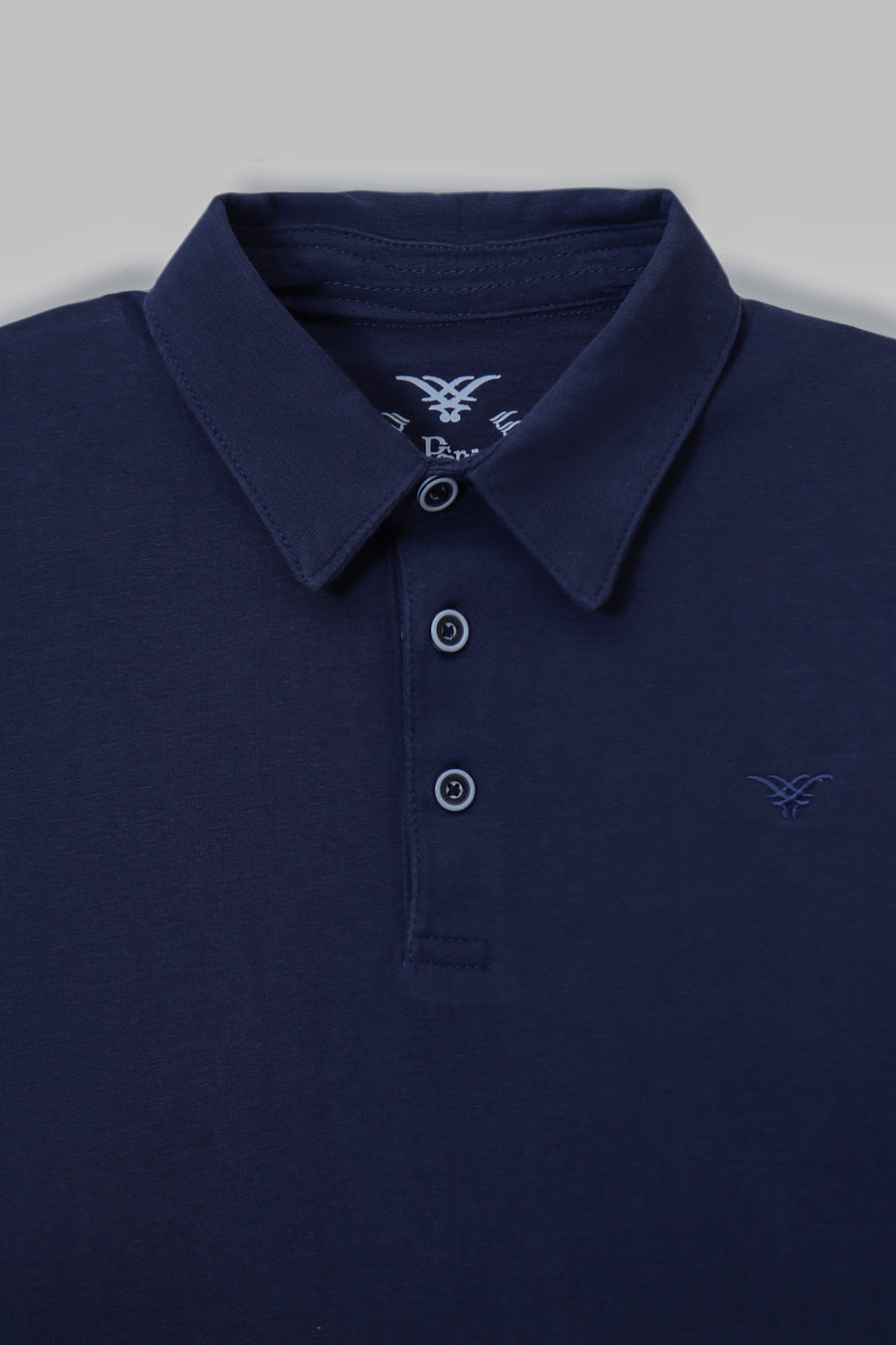 Navy Cotton Polo