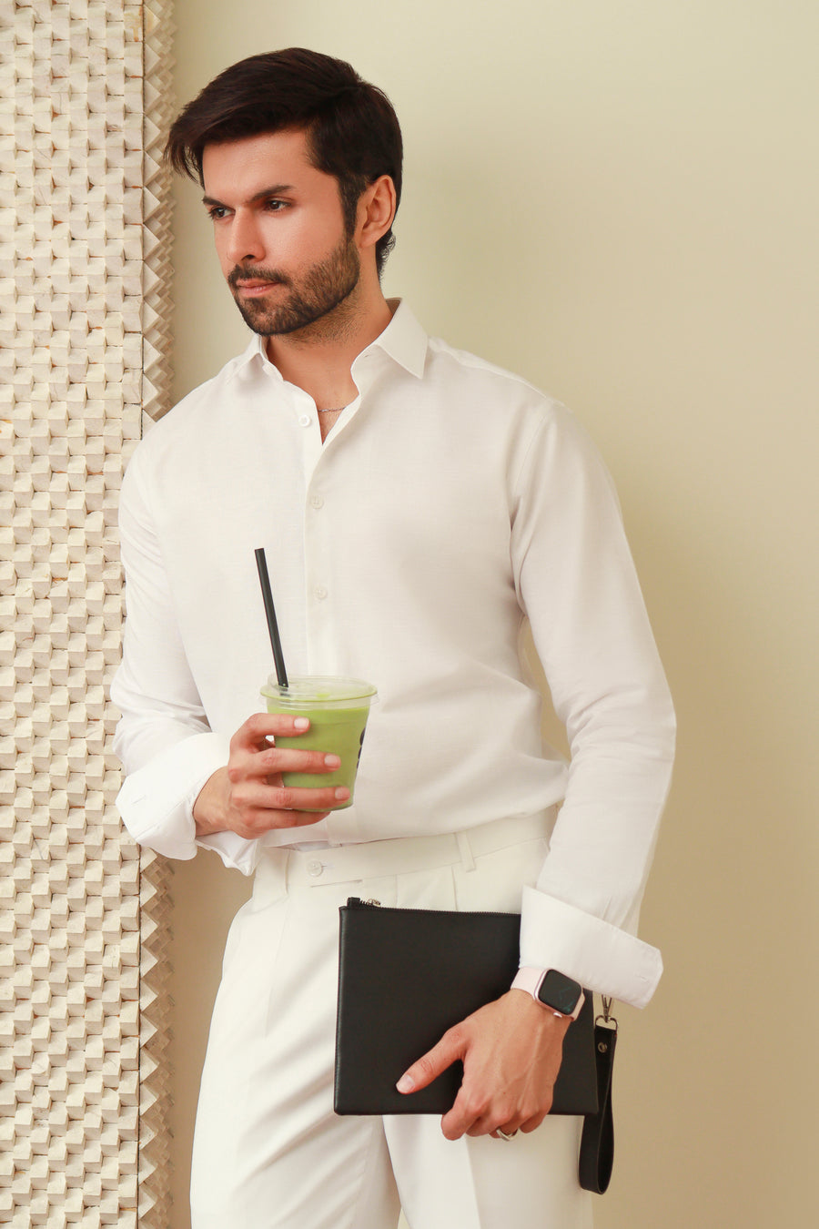 Luxury Linen Shirt - White