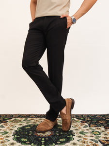 Classic Black Straight Fit Trouser