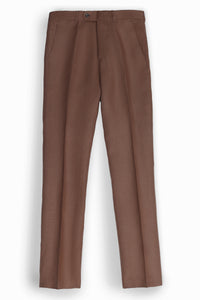 Brown Linen Trouser