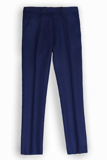 Navy Blue Linen Trouser
