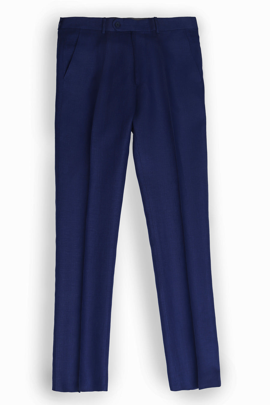 Navy Blue Linen Trouser