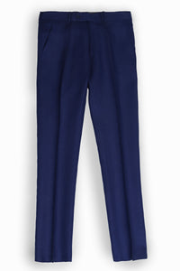 Navy Blue Linen Trouser