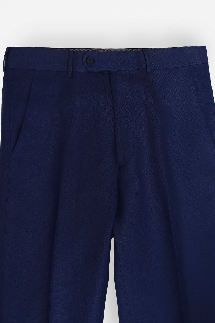 Navy Blue Linen Trouser