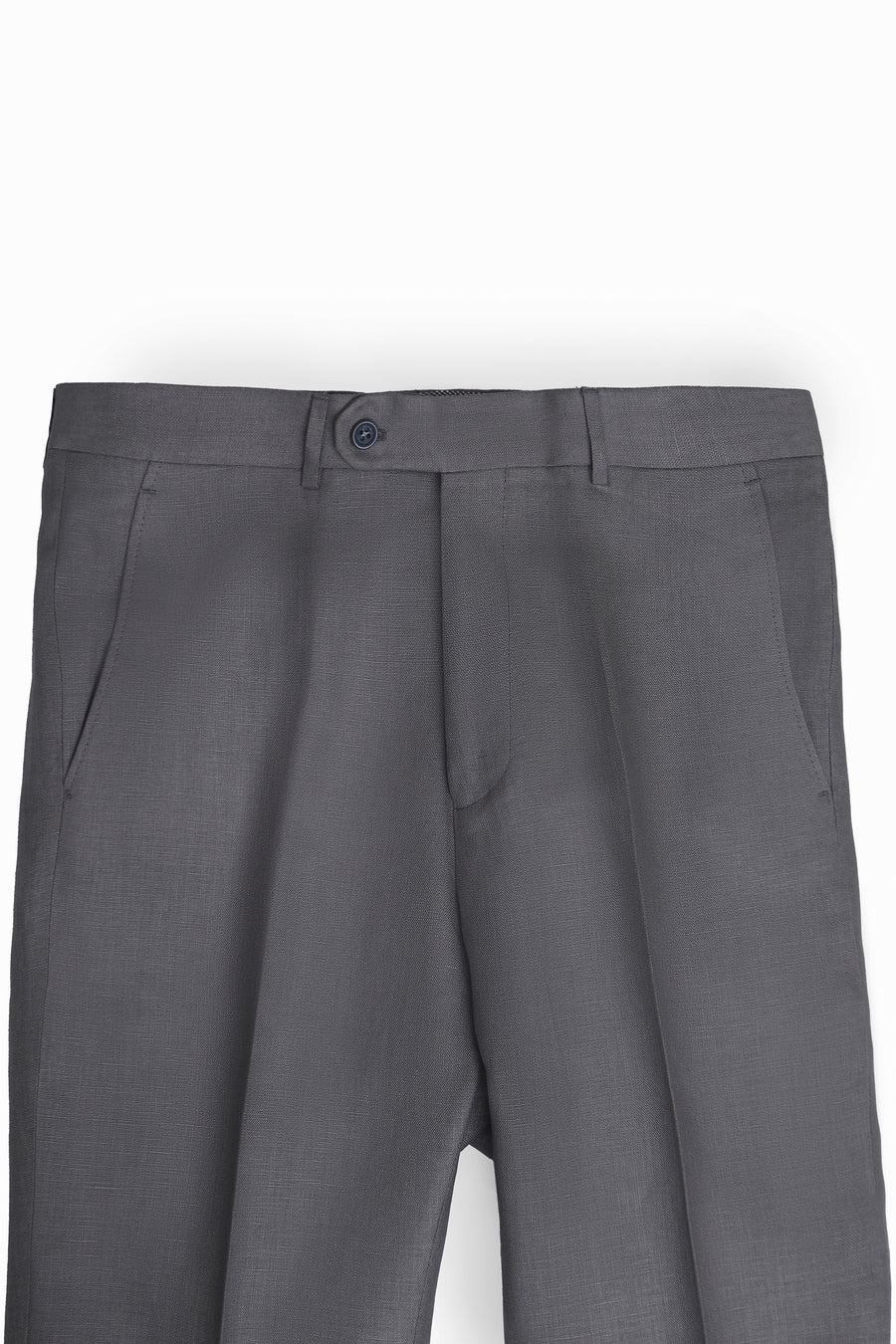 Grey Linen Trouser