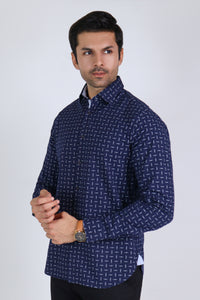 Navy Blue Button Down Shirt