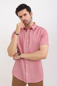 Tea Pink Pure Linen Shirt