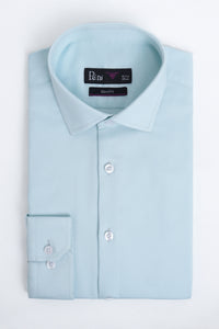 Sea Green Dress Shirt - Stretch Comfort