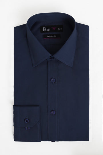 Steel Blue Formal Dress Shirt
