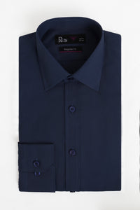 Steel Blue Formal Dress Shirt