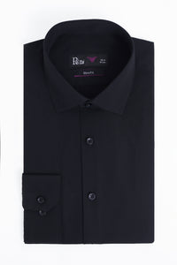 Black Formal Dress Shirt - Slim Fit