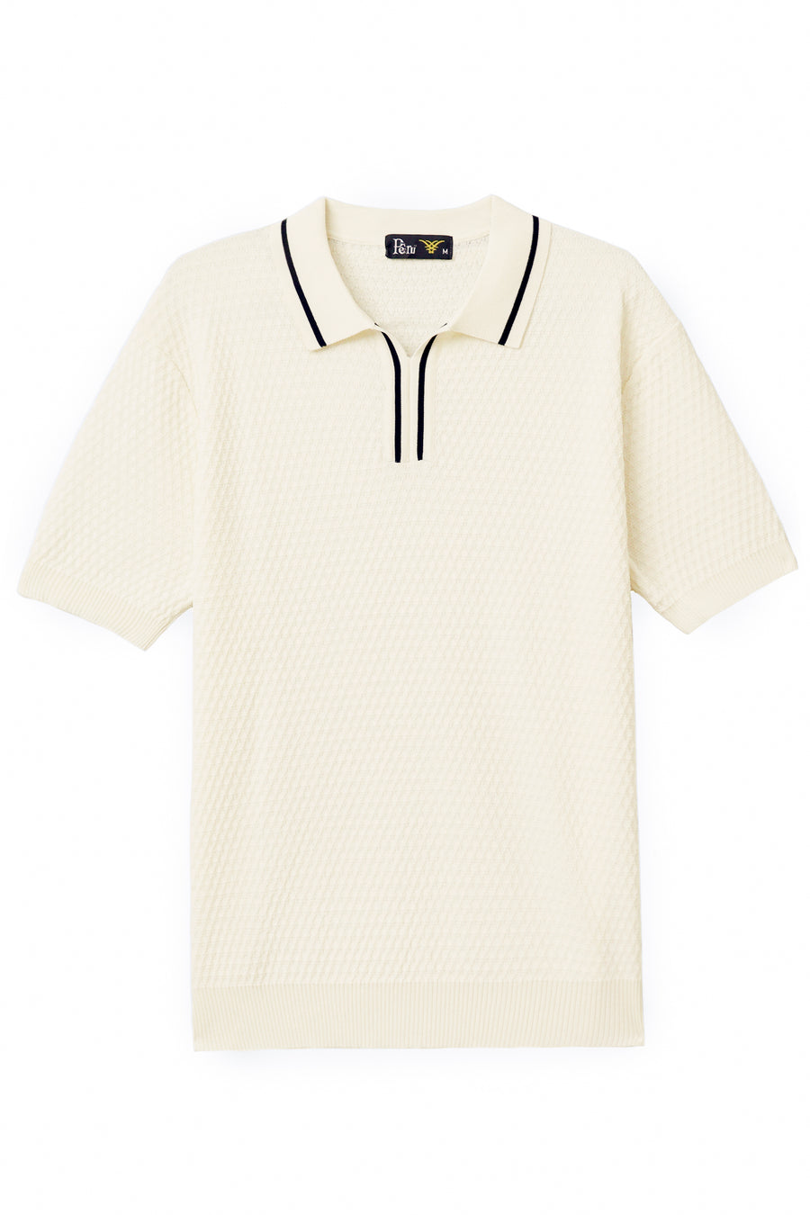 Sand Old Money Knitted Polo