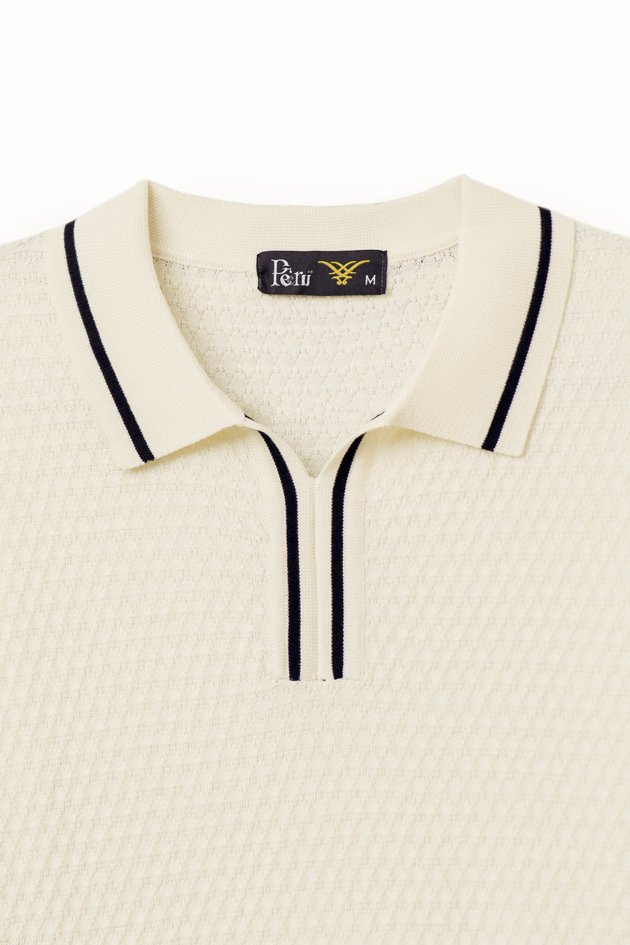 Sand Old Money Knitted Polo