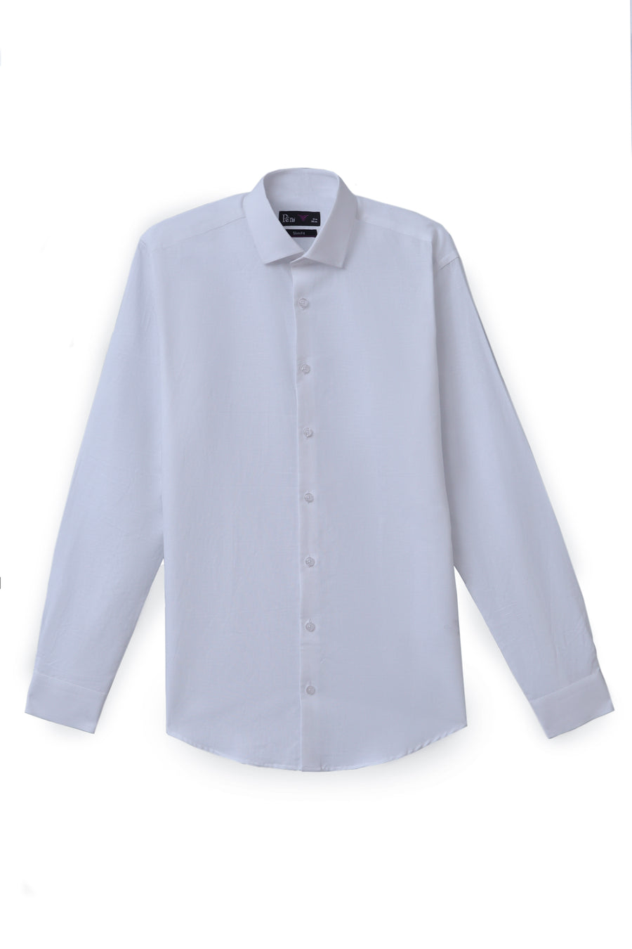 White Full Sleeve Linen Shirt